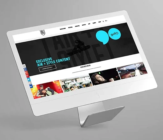 Air+Style Website Graphics