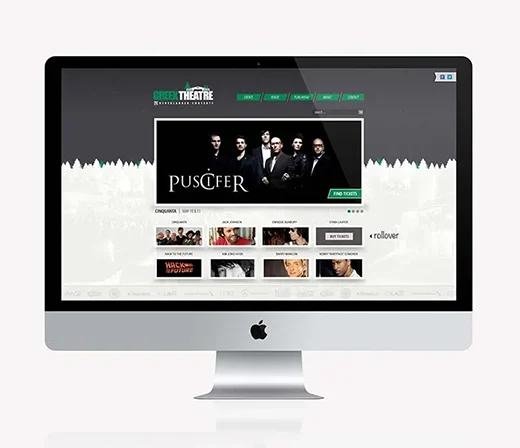 Greek Theatre Website Design