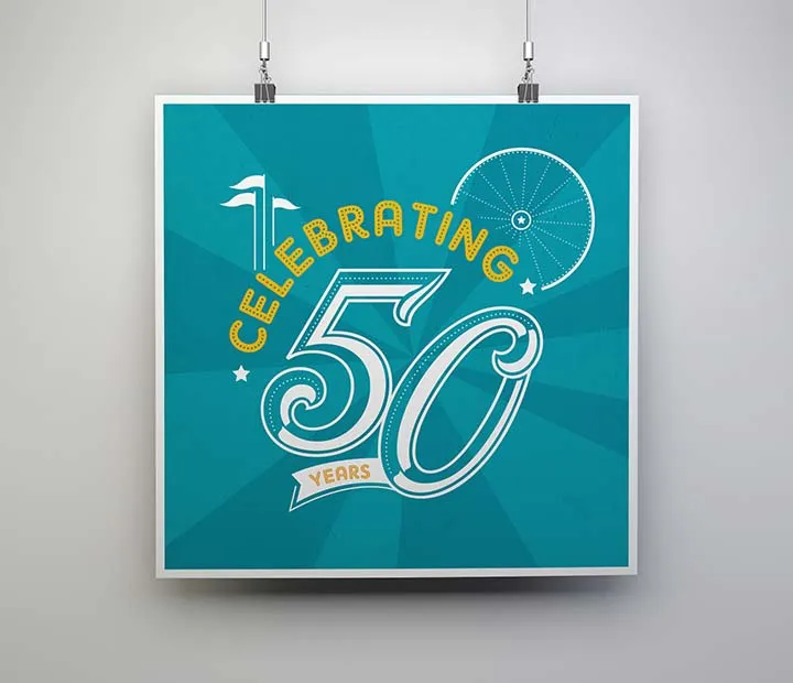 Anniversary Graphic Design